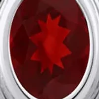 Sterling Silver 6x4mm Oval Garnet Locket Pendant Necklace