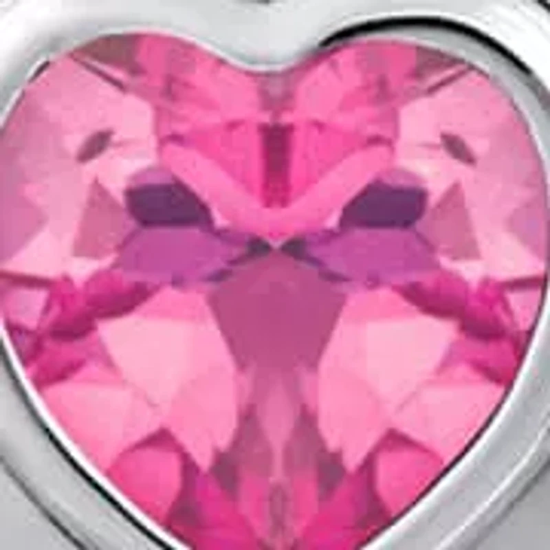 Sterling Silver 5mm Heart Shape Topaz Locket Pendant Necklace