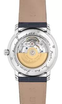 Swiss Men's Classic Automatic Black Leather Strap Watch