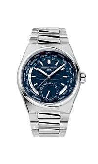 Swiss Men's Highlife Worldtimer Manufacture Stainless Steel Bracelet Watch