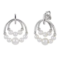 Sterling Silver Freshwater Pearl Earring