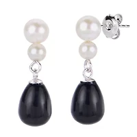 Sterling Silver Freshwater Pearl Earring