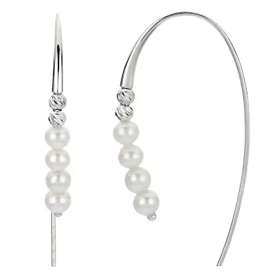 Sterling Silver Freshwater Pearl Earring