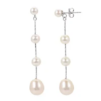Sterling Silver Freshwater Pearl Earring