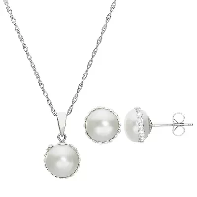 Sterling Silver Freshwater Pearl Set