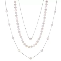 Sterling Silver Freshwater Pearl Set