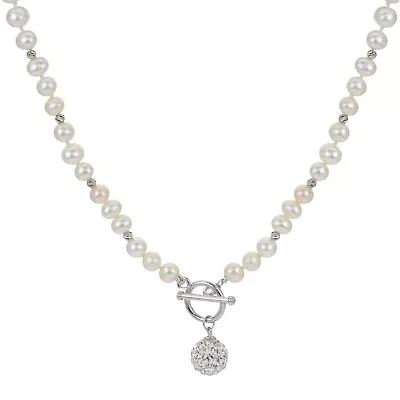 Sterling Silver Freshwater Pearl Necklace
