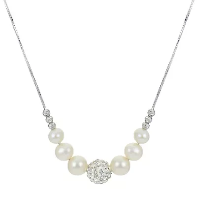 Sterling Silver Freshwater Pearl Necklace