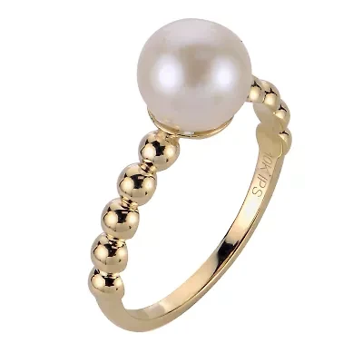 10KT Yellow Gold Freshwater Pearl Ring