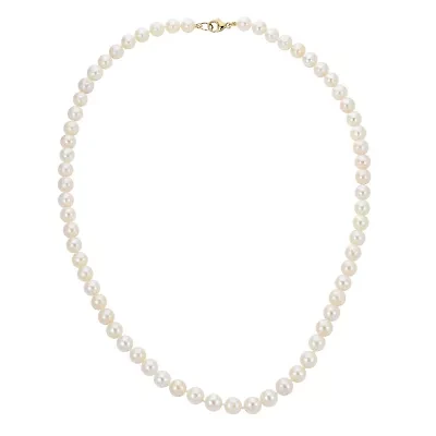 14KT Yellow Gold Freshwater Pearl Necklace