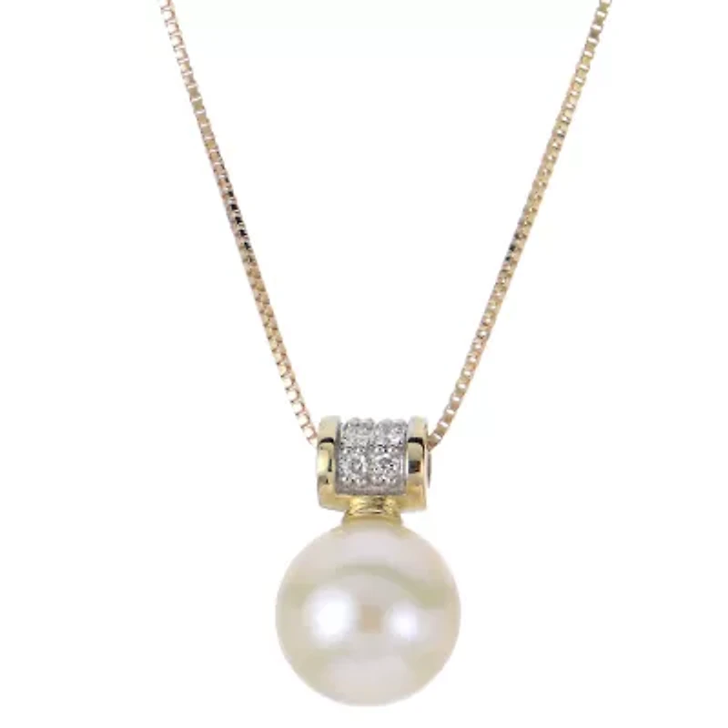 14KT Yellow Gold Freshwater Pearl Necklace