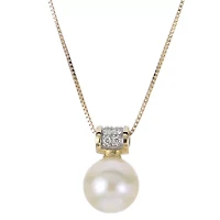 14KT Yellow Gold Freshwater Pearl Necklace