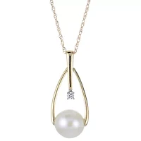 14KT Yellow Gold Freshwater Pearl Necklace
