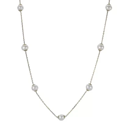 14KT Yellow Gold Freshwater Pearl Necklace