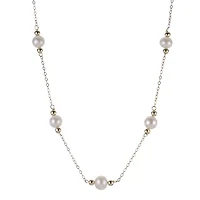 10KT Yellow Gold Freshwater Pearl Necklace