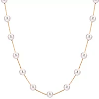 14KT Yellow Gold Freshwater Pearl Necklace