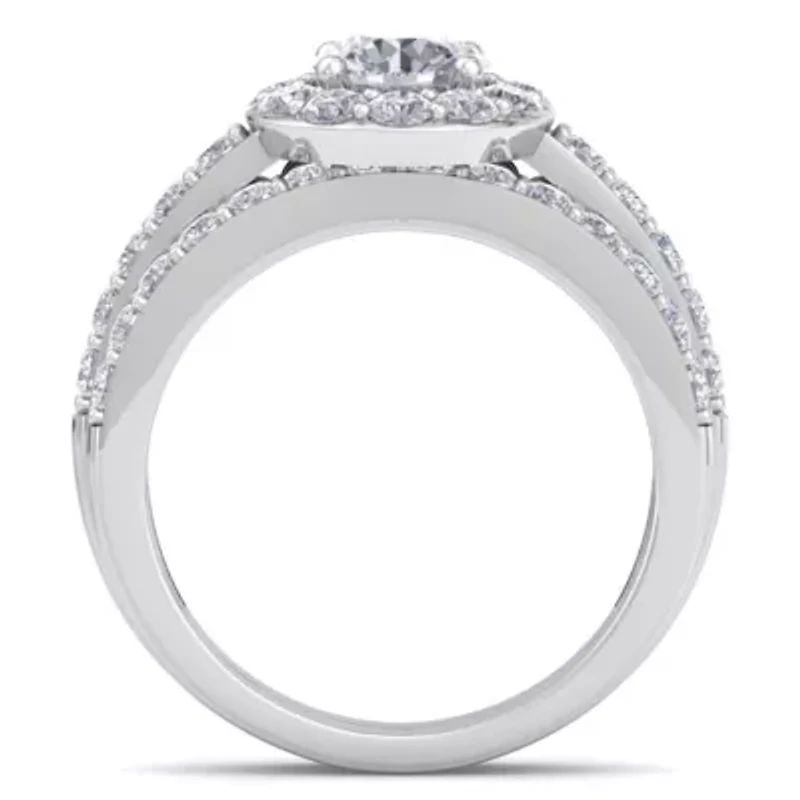 Lab Created 2 1/4 ct. t.w. Round Shape Grown Diamond Bridal Set 14K Gold