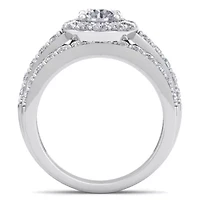 Lab Created 2 1/4 ct. t.w. Round Shape Grown Diamond Bridal Set 14K Gold