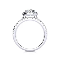 Lab Created 2 ct. t.w. Grown Halo Diamond Engagement Ring 14K Gold