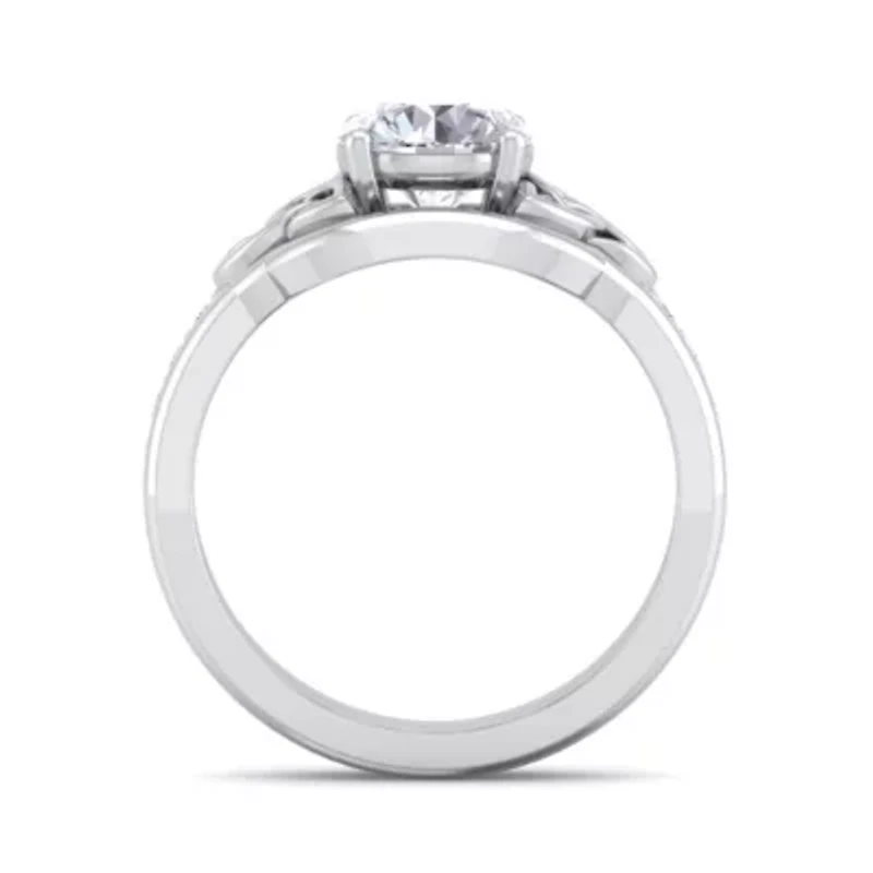Lab Created 1 ct. t.w. Grown Diamond Claddagh Bridal Set 14K Gold