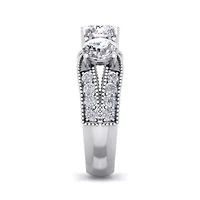 Lab Created 3 ct. t.w. Grown Diamond Three Stone Engagement Ring 14K Gold