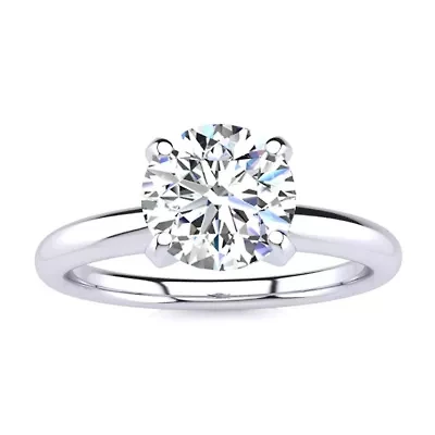 Lab Created 1 1/2 ct. t.w. Grown Diamond Solitaire Ring 14K White Gold