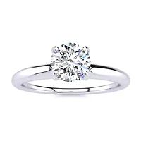 Lab Created ct. t.w. Grown Diamond Solitaire Ring 14K Gold