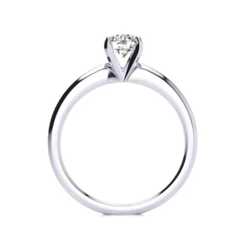 Lab Created 1/2 Carat Grown Diamond Solitaire Ring 14K Yellow Gold