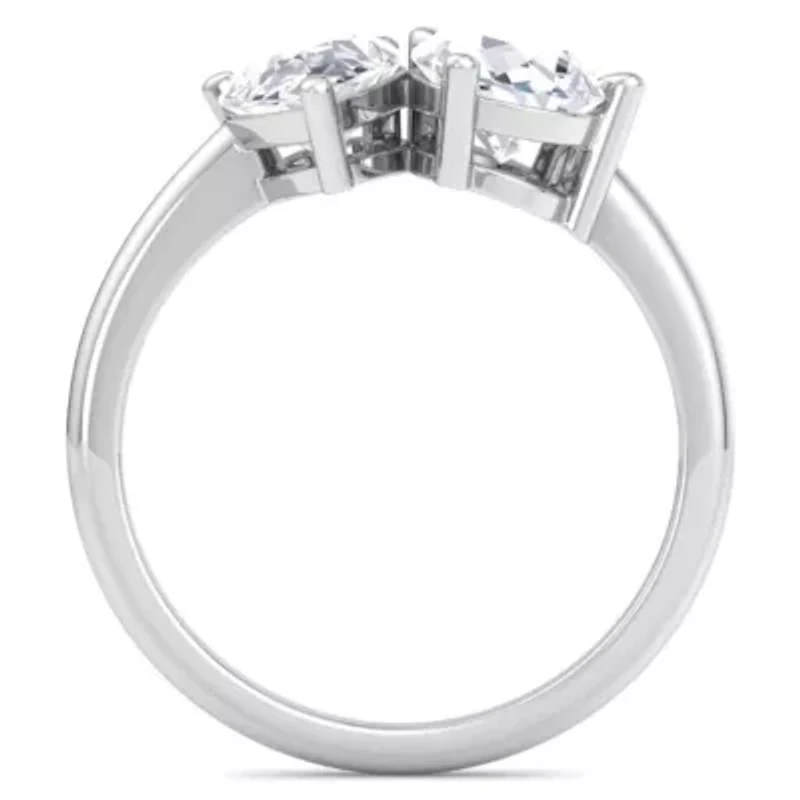 Lab Created 2 ct. t.w. Grown Diamond Toi Et Moi Ring, Pear-Pear, 14K Gold