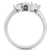Lab Created 2 ct. t.w. Grown Diamond Toi Et Moi Ring, Pear-Pear, 14K Gold