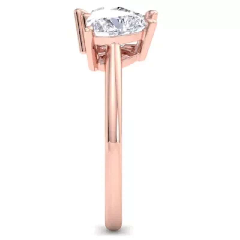 Lab Created 2 ct. t.w. Grown Diamond Toi Et Moi Ring, Heart-Pear, 14K Gold
