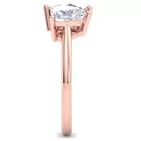 Lab Created 2 ct. t.w. Grown Diamond Toi Et Moi Ring, Heart-Pear, 14K Gold