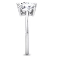 Lab Created 2 ct. t.w. Grown Diamond Toi Et Moi Ring, Oval-Pear, 14K Gold