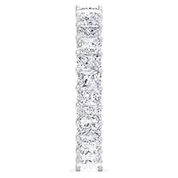 Lab Created ct. t.w. Princess Cut Grown Diamond Eternity Ring 14 Karat Gold