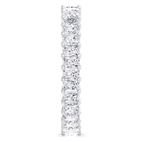 Lab Created ct. t.w. Princess Cut Grown Diamond Eternity Ring 14 Karat Gold