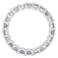 Lab Created / ct. t.w. Emerald Cut Grown Diamond Eternity Ring 14 Karat Gold