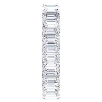 Lab Created / ct. t.w. Emerald Cut Grown Diamond Eternity Ring 14 Karat Gold