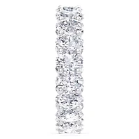Lab Created 5 1/4 ct. t.w. Oval Shape Grown Diamond Eternity Ring 14 Karat Gold