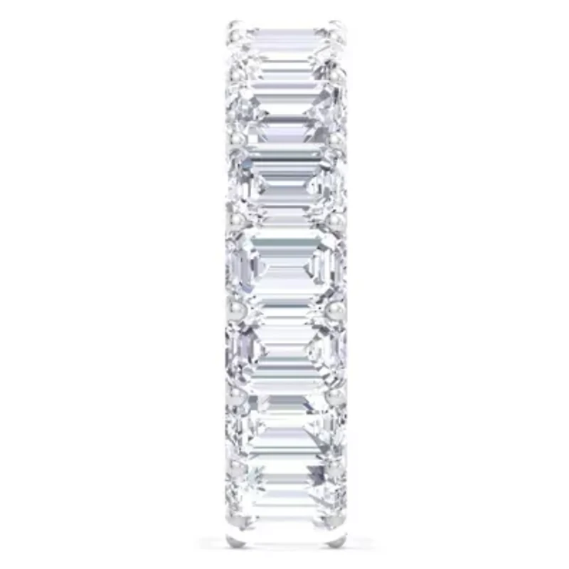 Lab Created / ct. t.w. Emerald Cut Grown Diamond Eternity Ring 14 Karat Gold