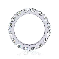 Lab Created 5 ct. t.w. Round Grown Diamond Eternity Ring 14 Karat Gold