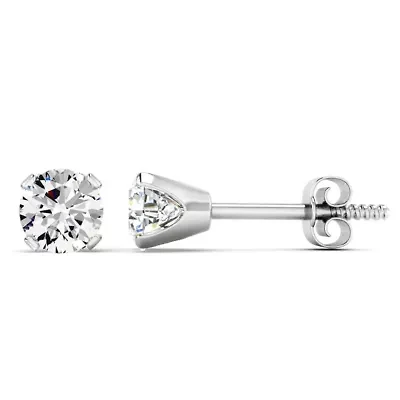 1 ct. t.w. Moissanite Screw Back Stud Earrings 14K Gold