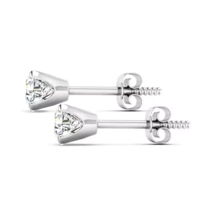 1 ct. t.w. Moissanite Screw Back Stud Earrings 14K Gold