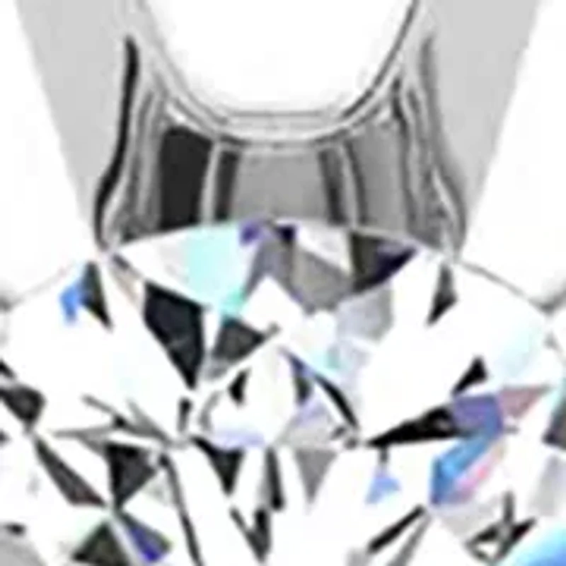 Lab Created 1/2 Carat Grown Diamond Solitaire Necklace 14K Yellow Gold, 18 Inches