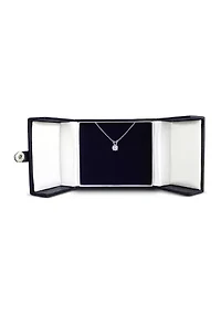 Lab Created 1/2 Carat Grown Diamond Solitaire Necklace 14K Yellow Gold, 18 Inches