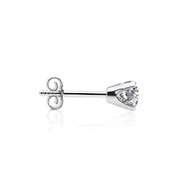 Lab Created 1 Carat Grown Diamond Stud Earrings 14K Yellow Gold