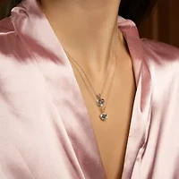 2 ct. t.w. Round Brilliant Moissanite Necklace 14 Karat Gold