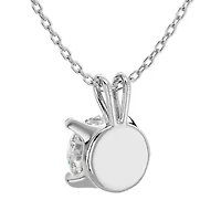 2 ct. t.w. Round Brilliant Moissanite Necklace 14 Karat Gold