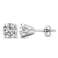 2 ct. t.w. Moissanite Stud Earrings Set 14 Karat Gold
