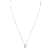 Lab Created 1 ct. t.w. Grown Diamond Solitaire Necklace 14K Gold with 18 Inch Chain