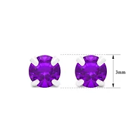 Lab Created 1/4 ct. t.w. Gemstone Stud Earrings White Gold
